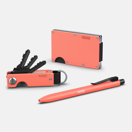 Daily Writer Kit (Click Pen) - Coral
